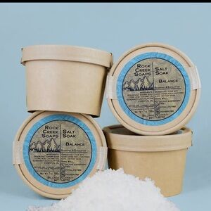 “BALANCE” SALT SOAK (ROSEMARY & EUCALYPTUS ) BY ROCK CREEK SOAP